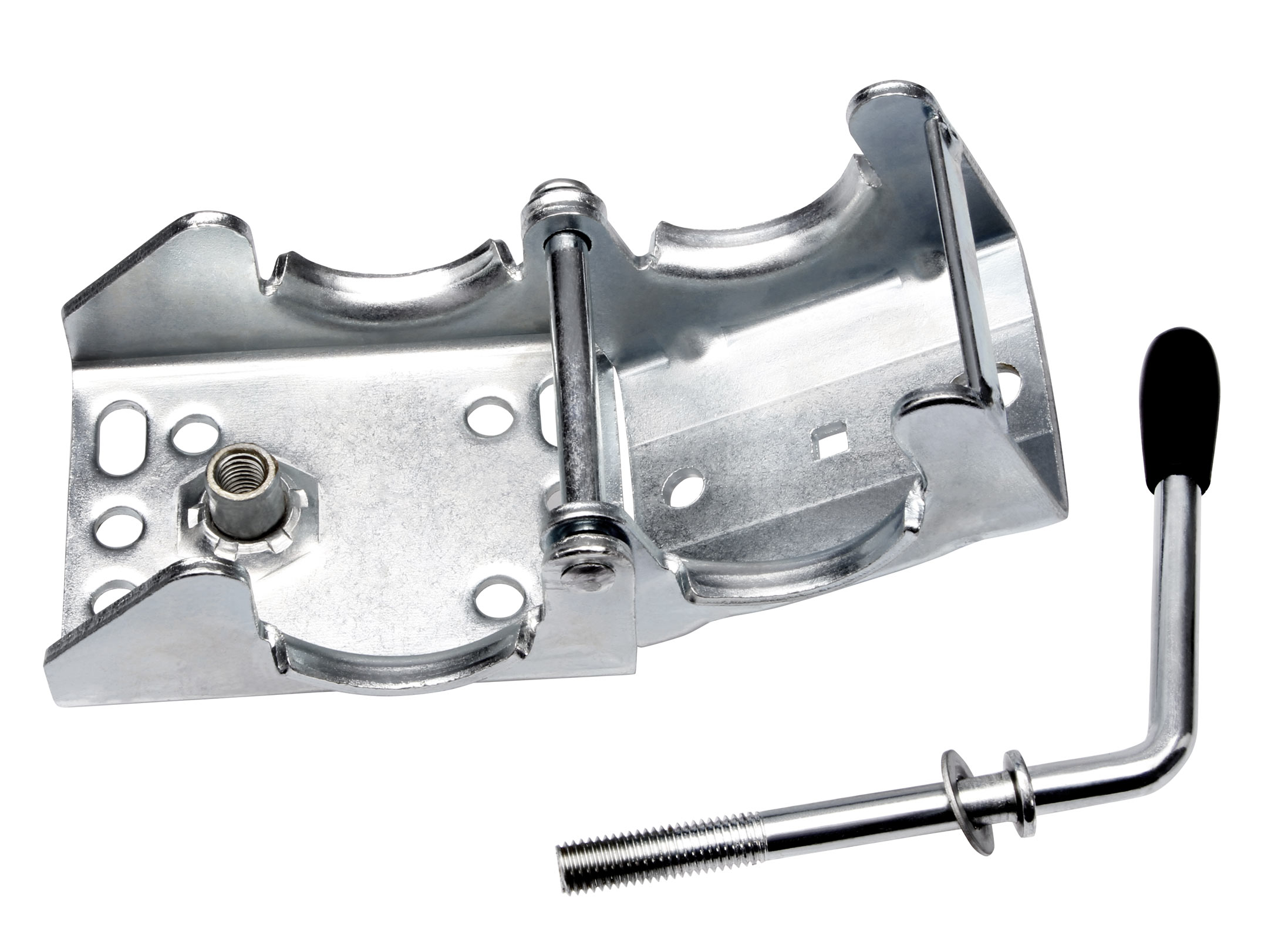 Klemmschelle Klemmhalter für Anhänger Stützrad o. Stützen mit Rohr Ø 55-60mm