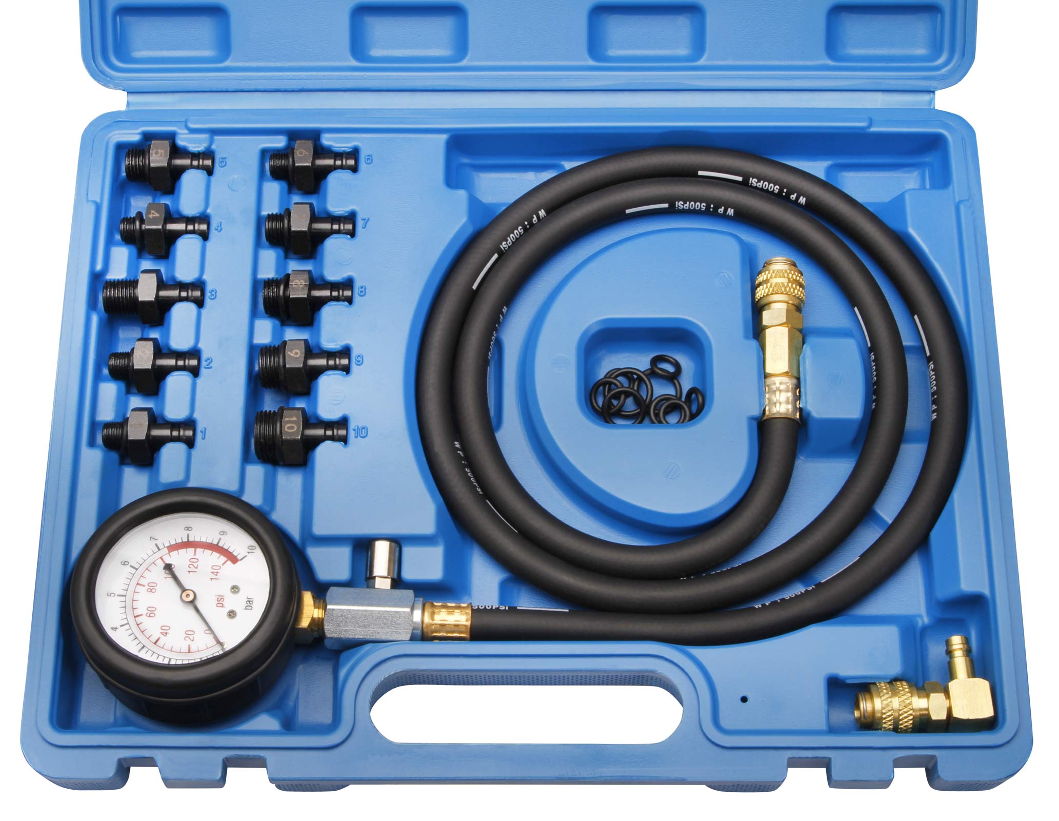 Öldruckprüfer Öldruck Tester 0-10 bar + Ausd