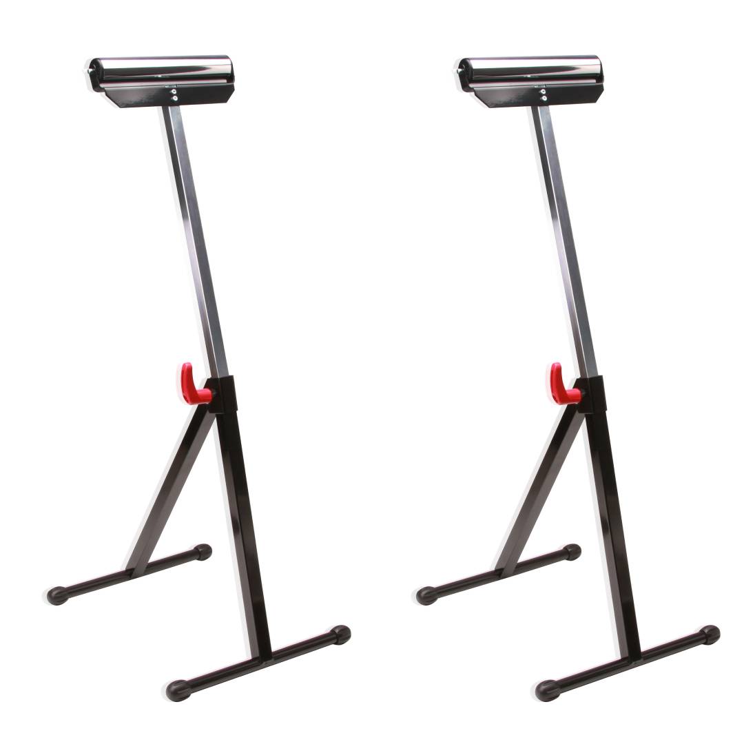 2x Rollständer silbergrau belastbar bis 60 kg