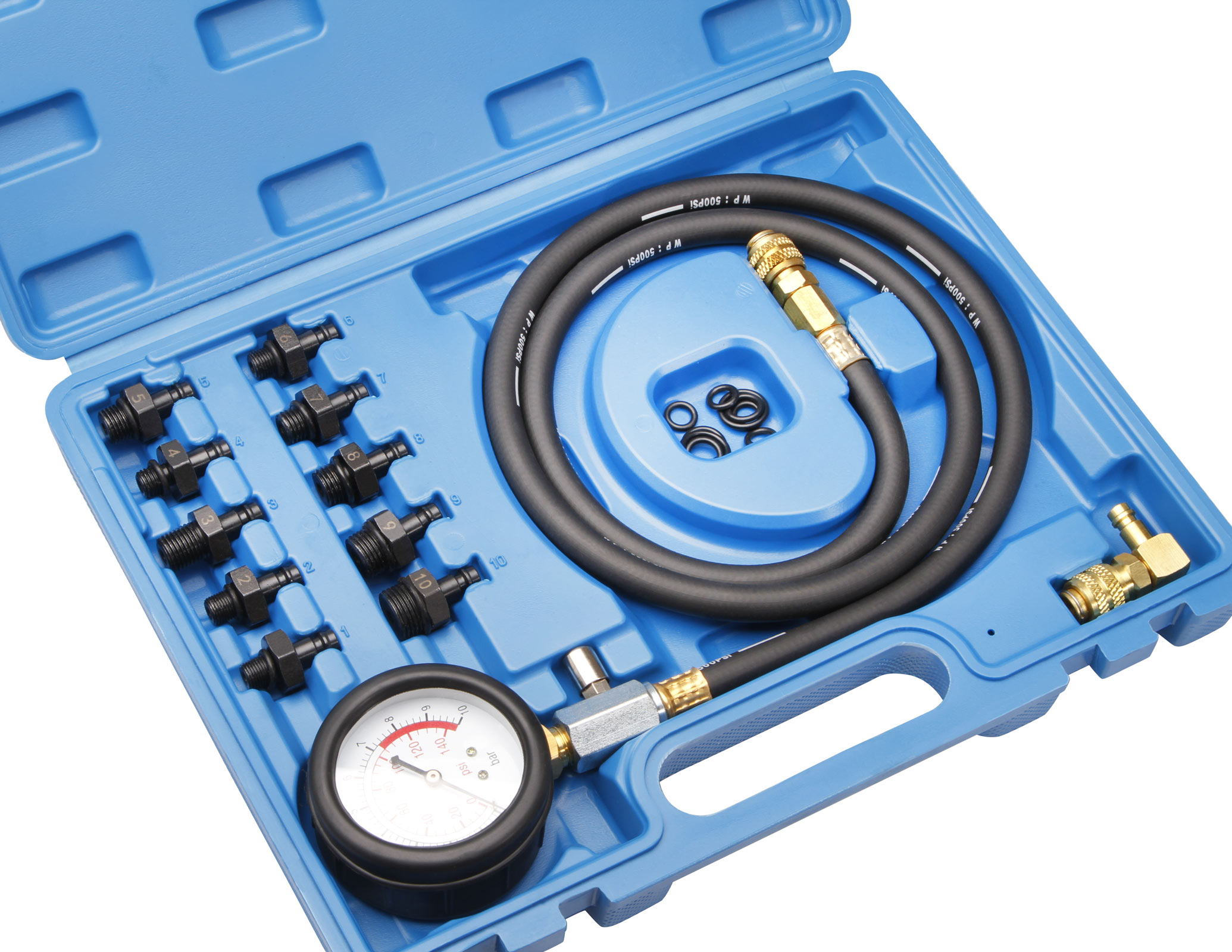 Öldruckprüfer Öldruck Tester 0-10 bar + Ausd