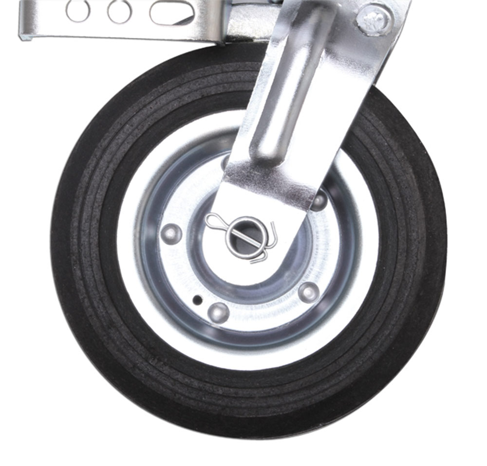 Anhänger Stützrad Automatik 60 mm klappbar mit Stahlfelge Stützlast 400 kg neu