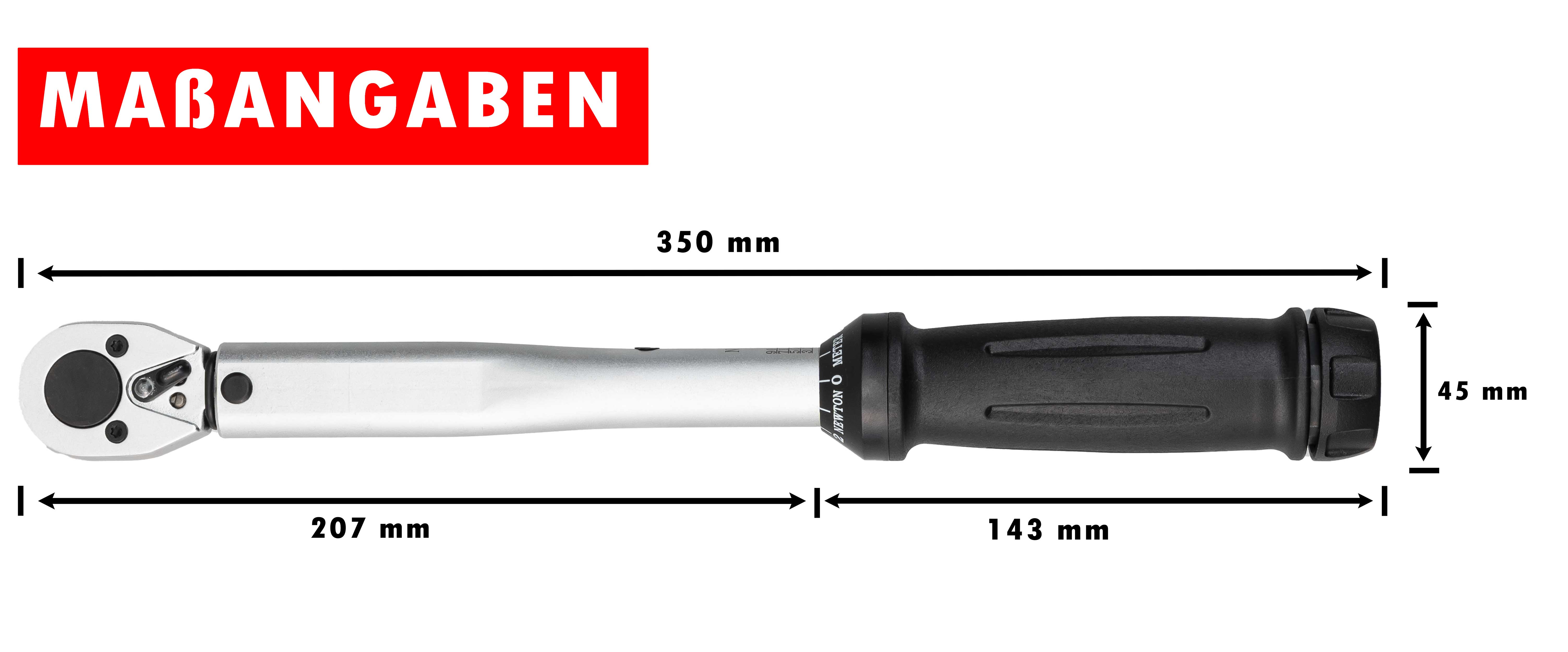 Drehmomentschlüssel 3/8 20-100NM