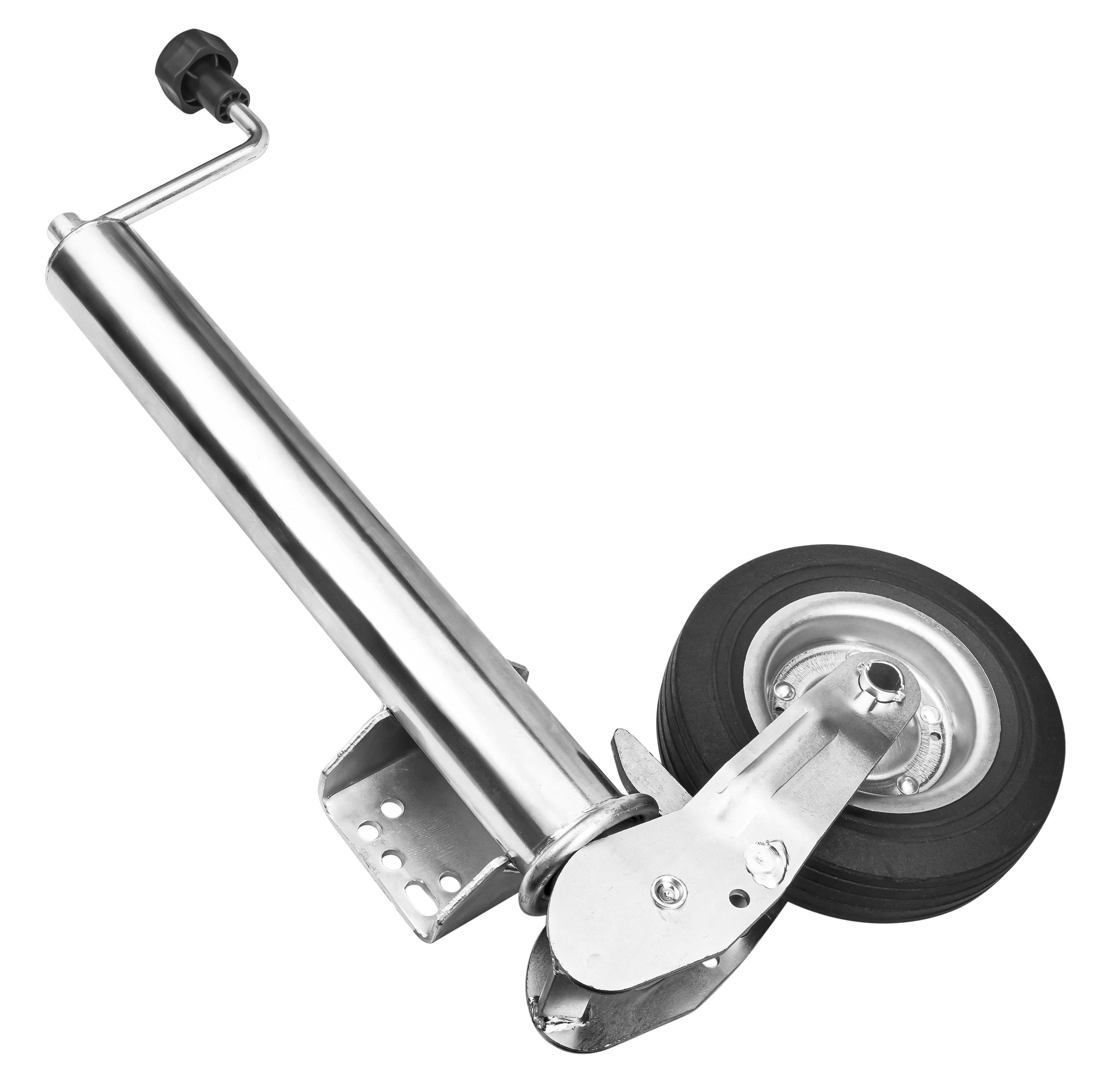 Anhänger Stützrad Automatik 60 mm klappbar Stützlast 400 kg mit Montiersatz