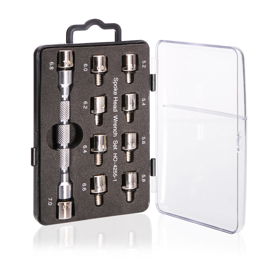 Speichen Schlüssel Set 5,2 - 7,0mm Nippelspanner Felgen-Speichenspanner