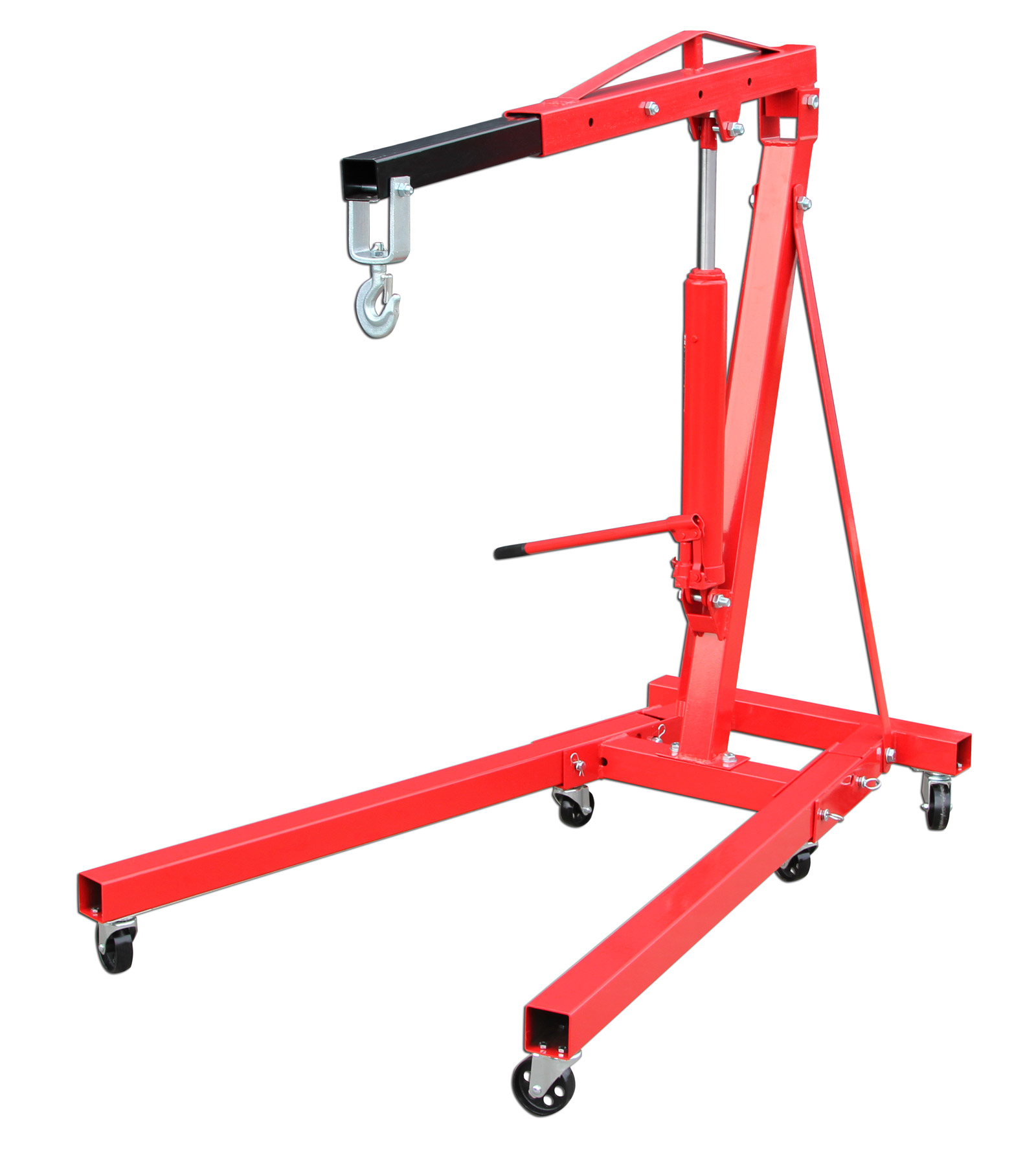 Motorheber Motorkran mit Haken + Motorleuchte wiederaufladbar