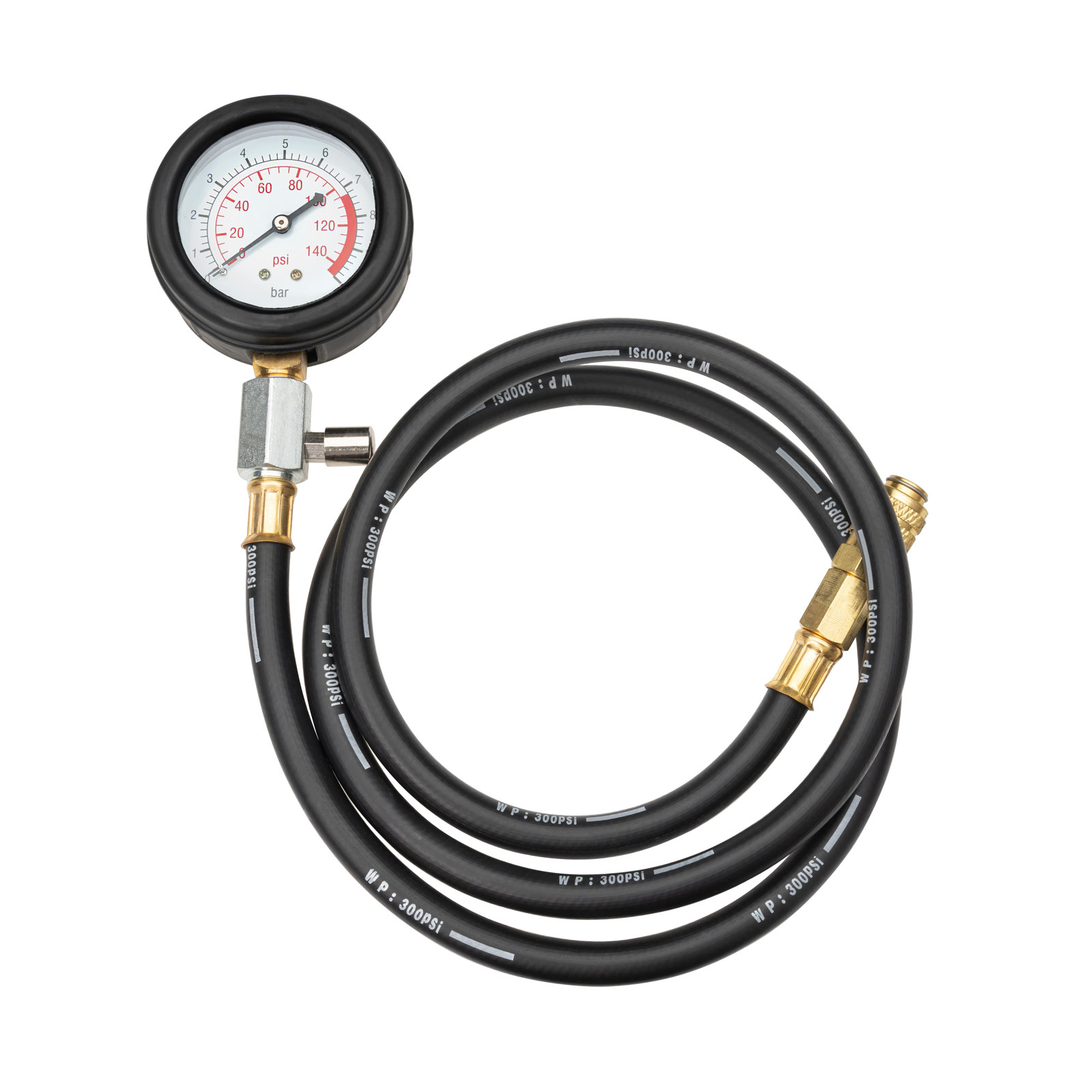 Öldrucktester mit vielen Adaptern im Koffer