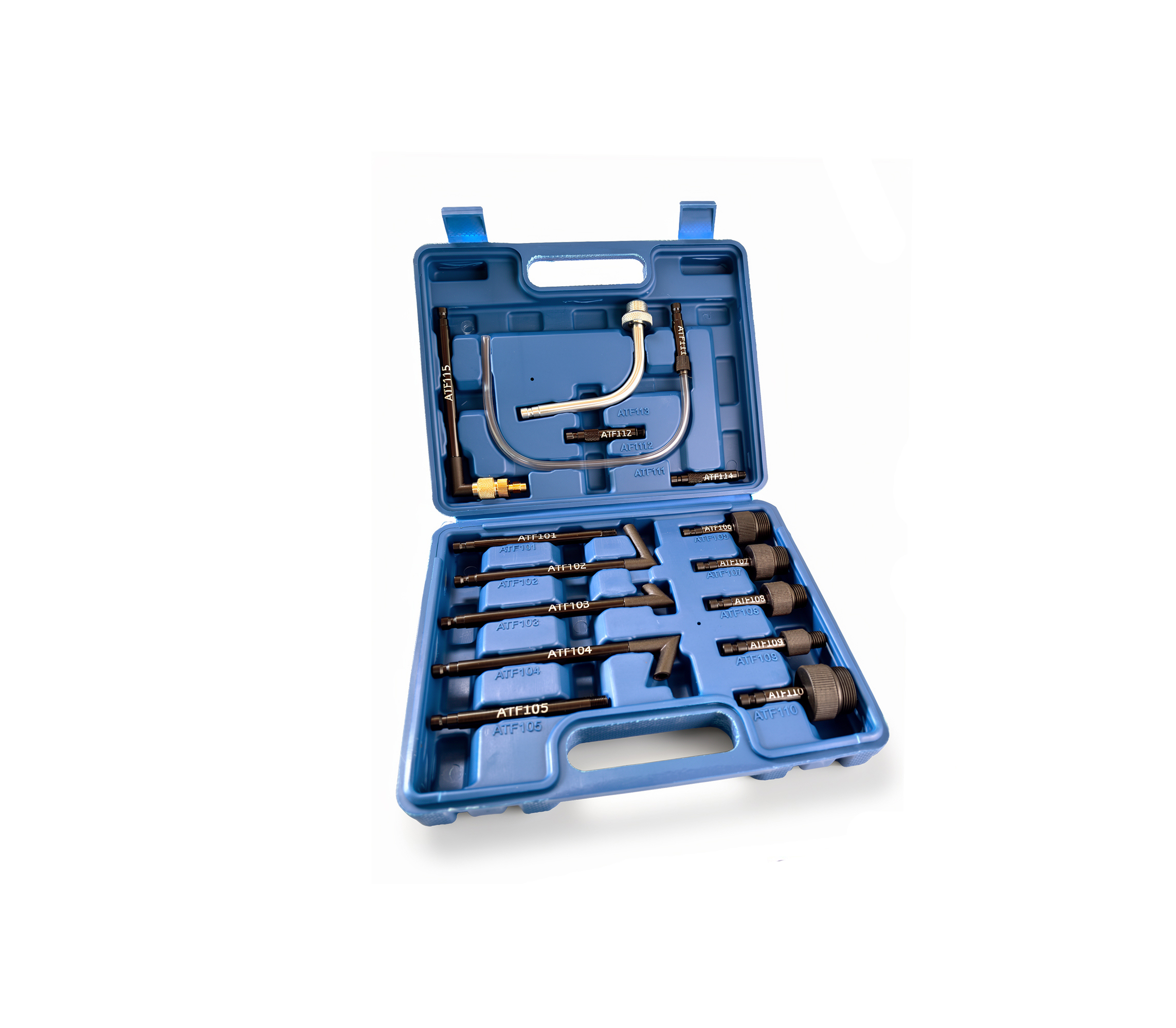 Set mit 15 Aluminium-Adaptern für Öleinfüller 7,5L