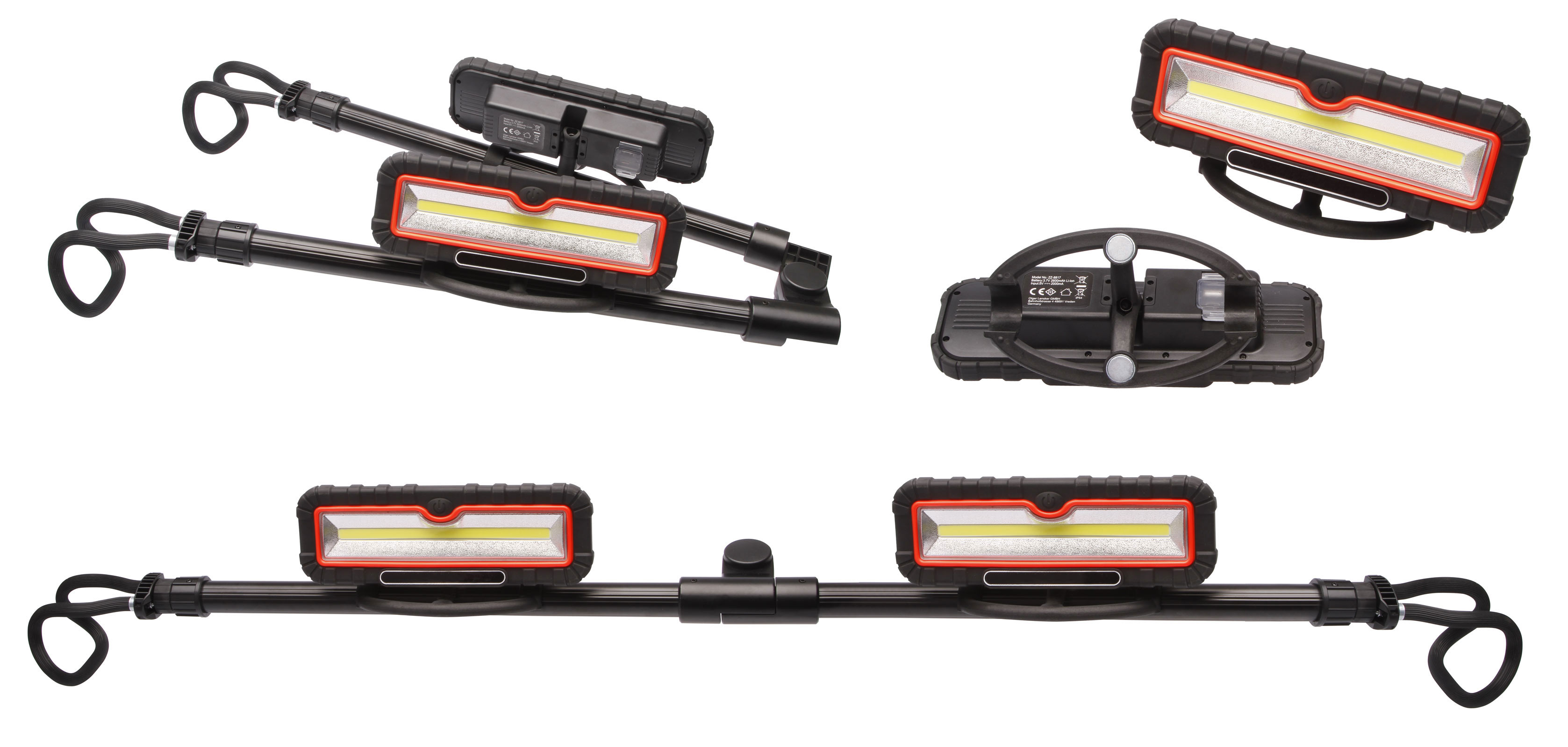 Motorheber Motorkran Kran + Motorleuchte Arbeitsleuchte LED