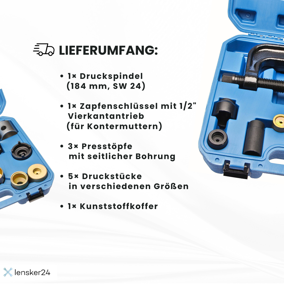 Traggelenk Abzieher Werkzeug Kugelgelenk Ausdrücker KFZ Mercedes W211, W220, R230