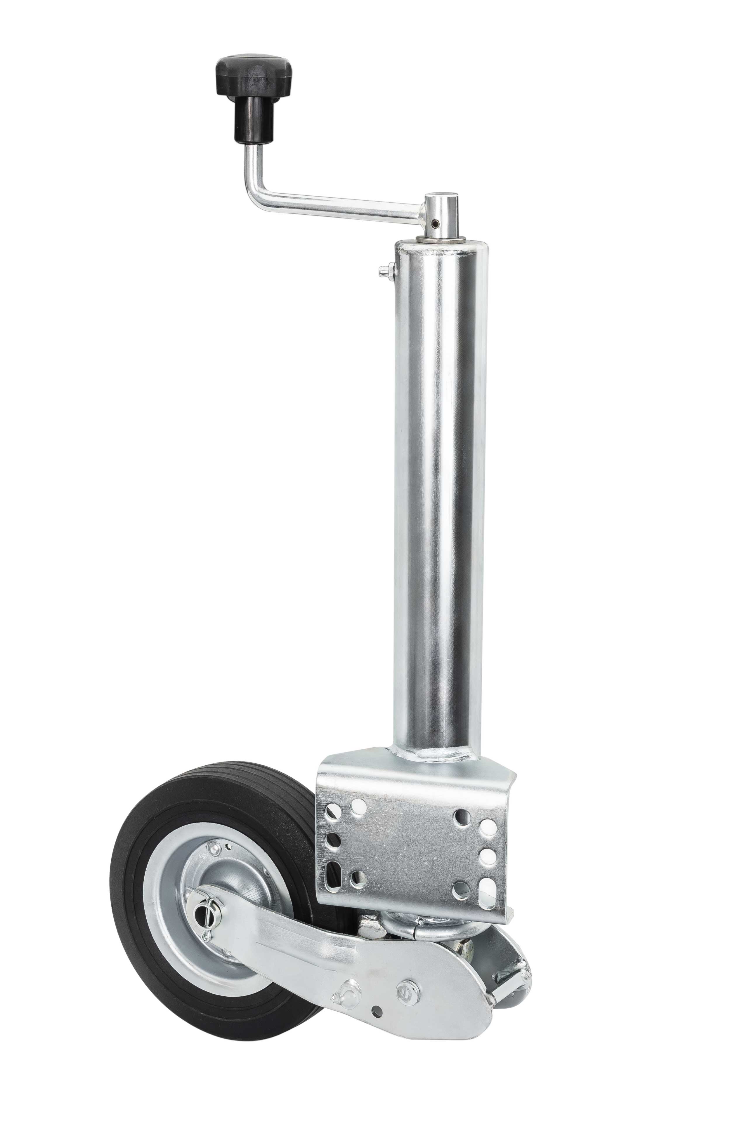 Anhänger Stützrad Automatik 60 mm klappbar Stützlast 400 kg mit Montiersatz