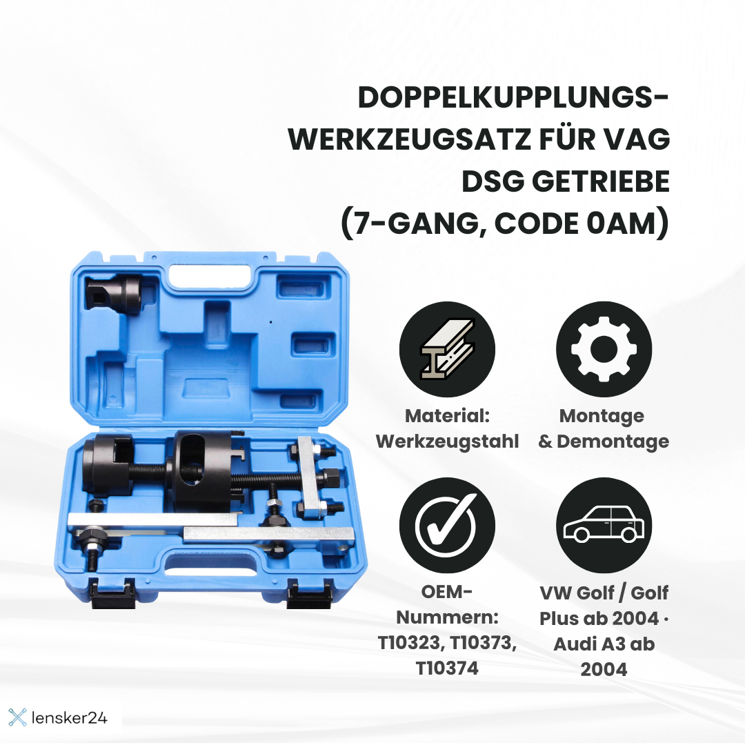Doppelkupplung Werkzeug Satz geeignet für Audi VW VAG DSG Getriebe 1204